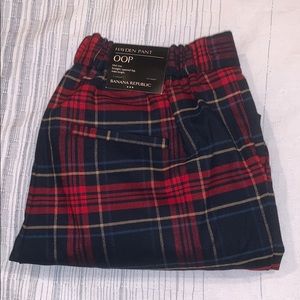 Plaid Banana republic dress pants